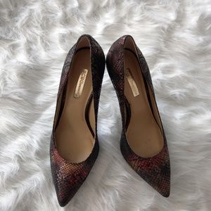 BCBGeneration Snakeskin Stilettos